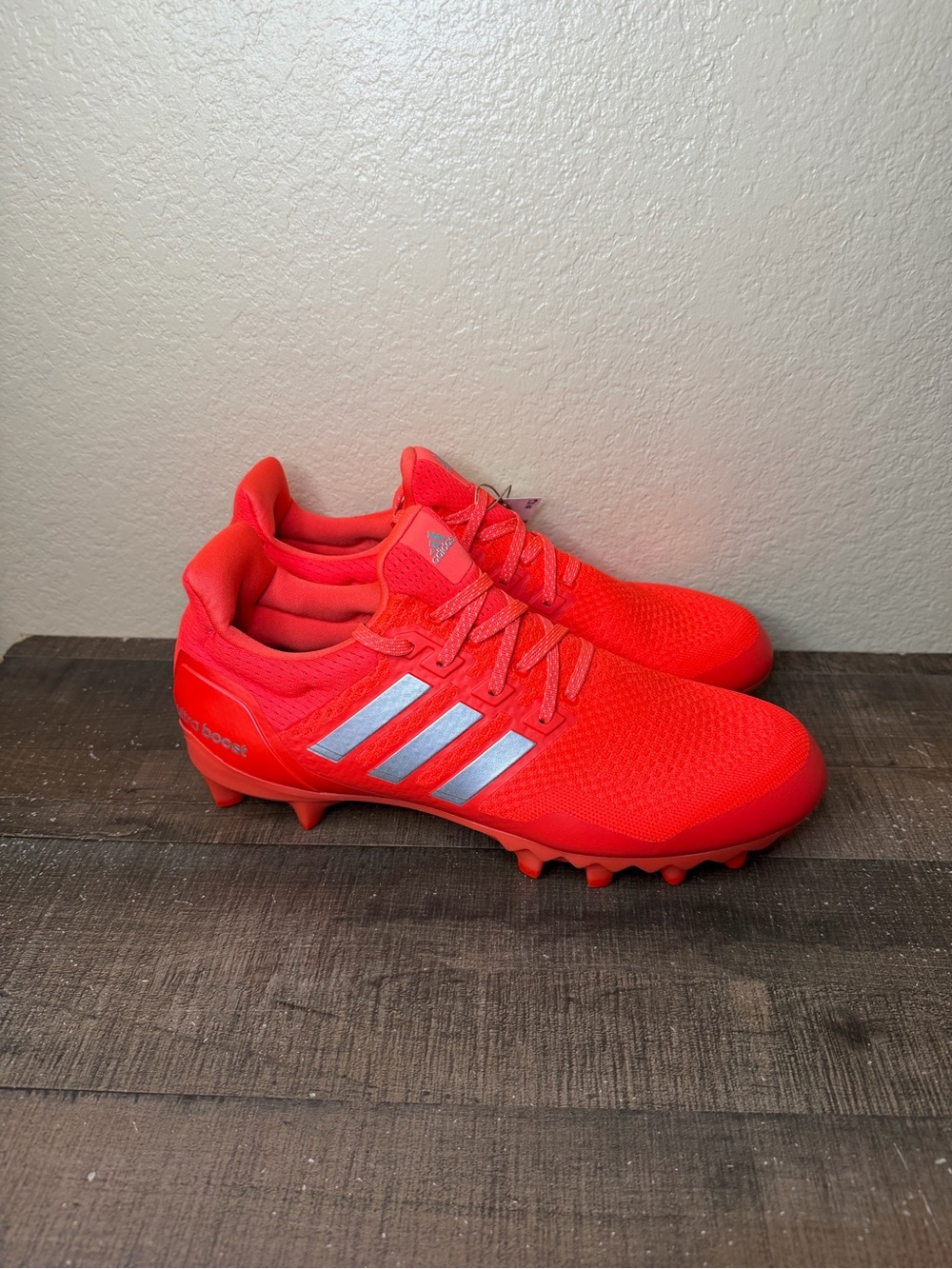 Adidas UltraBoost Football Cleats “Solar Red”
- Size 12 Men.